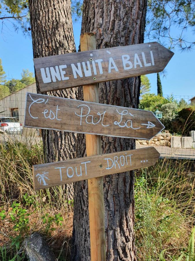 Une Nuit A Bali - Appartement Cocooning Solliès-Toucas Eksteriør billede